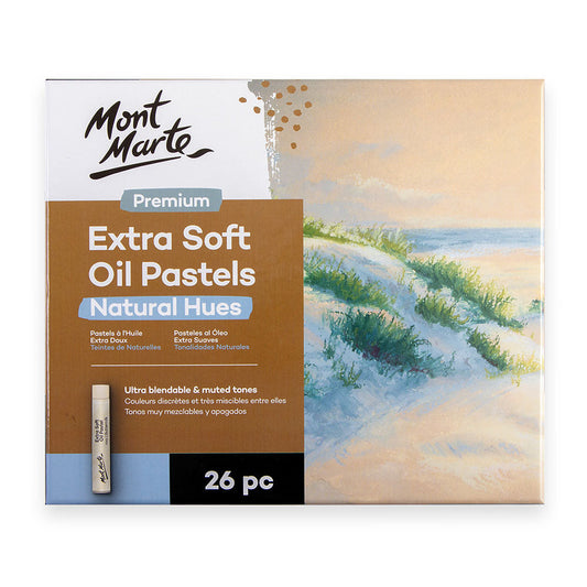 Mont Marte Ölpastellkreiden Set - Natural - 26 / 39 extraweiche Farben