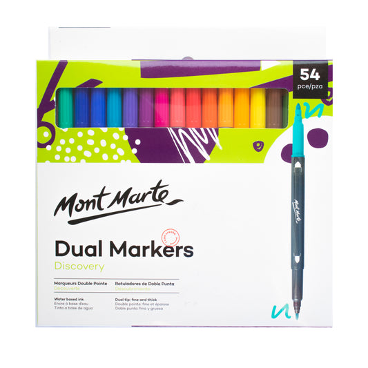 Mont Marte Discovery Dual Marker Set – 54 Farben